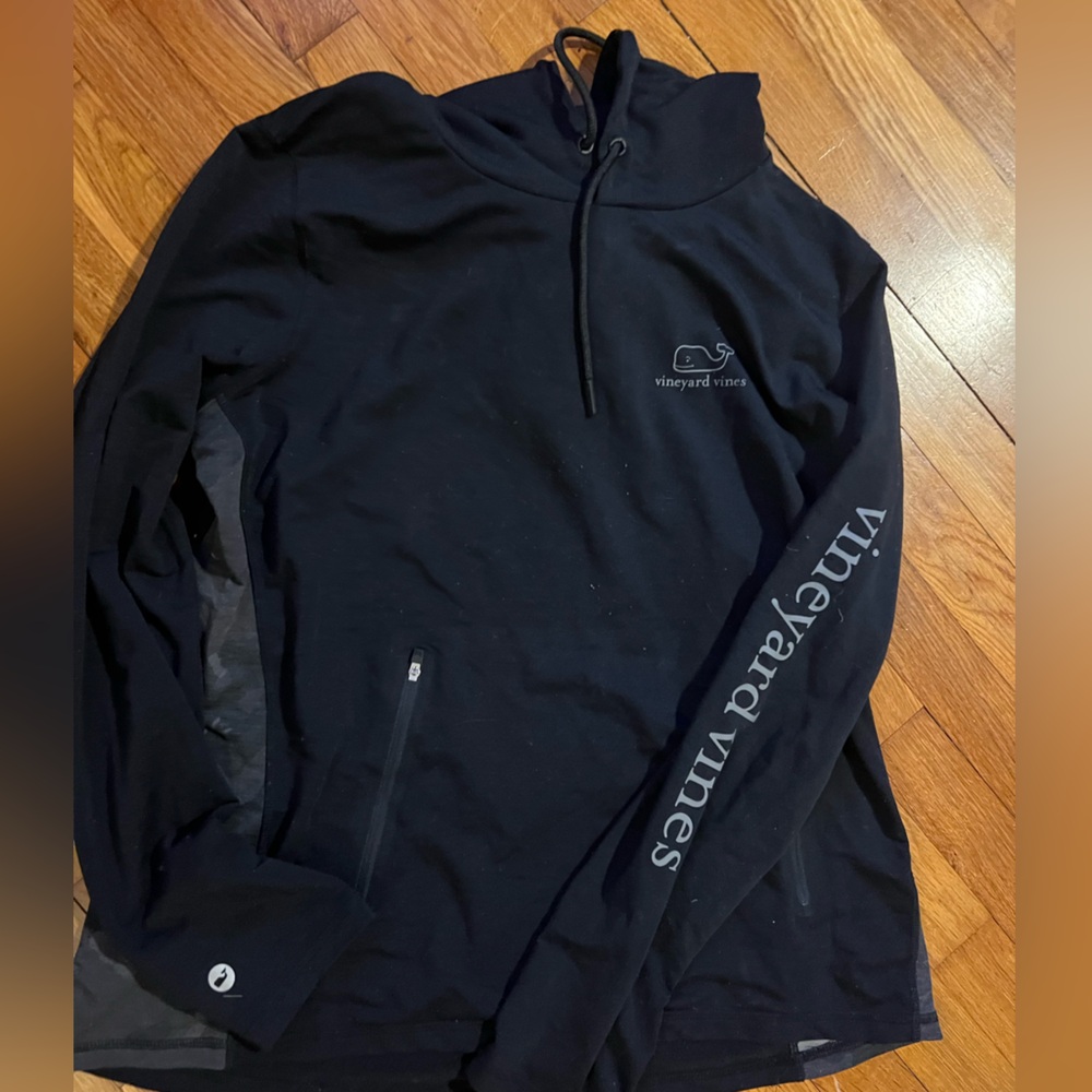 Vineyard Vines Black Quarter-Zip Pullover